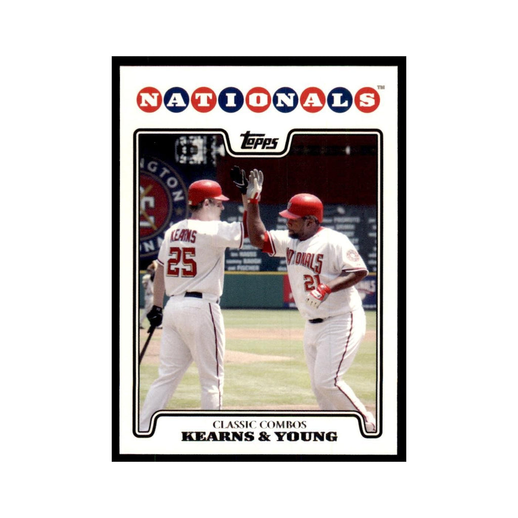 Austin Kearns Dmitri Young 2008 Topps #257 Baseball Cards Baseball Card NM