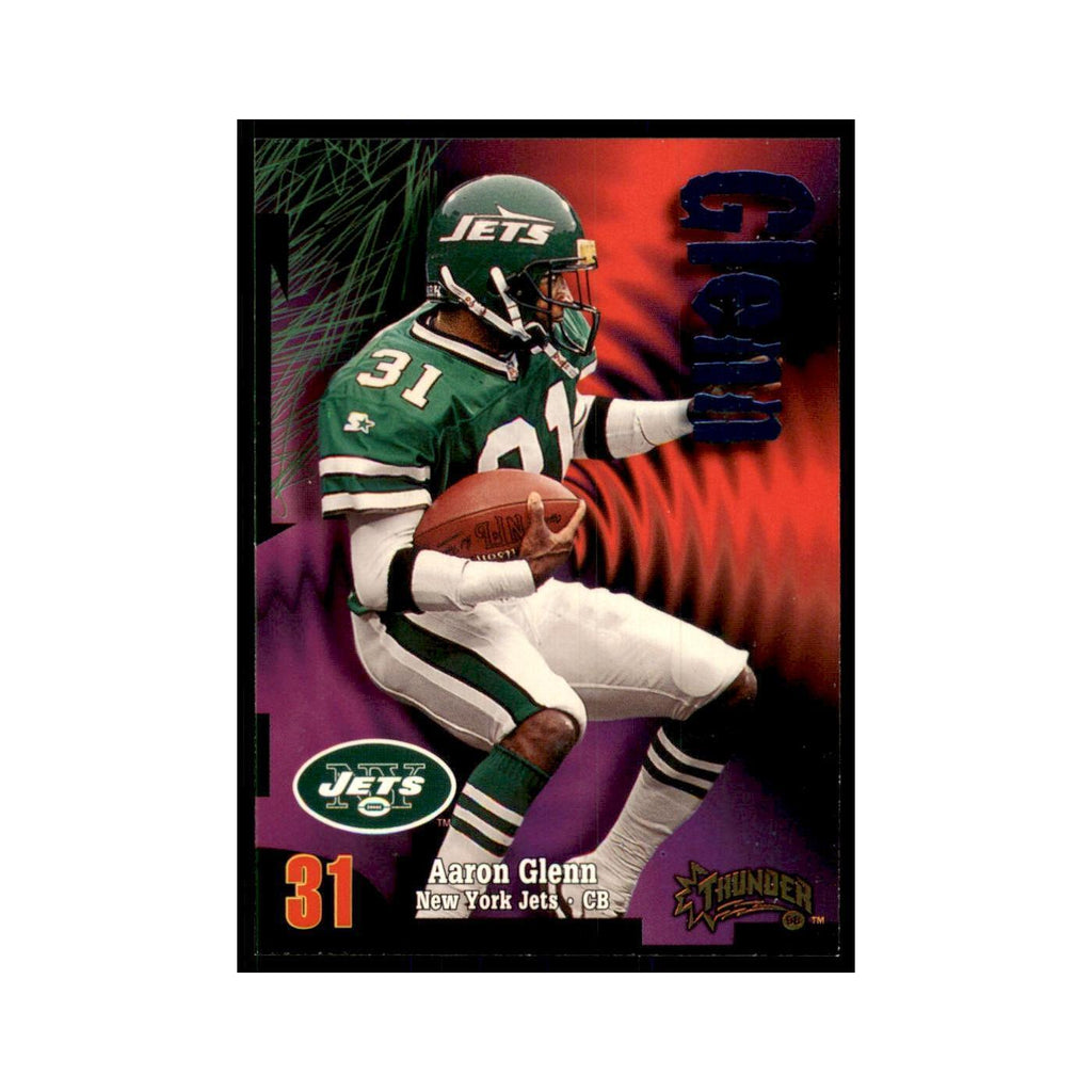 Aaron Glenn 1998 SkyBox Thunder #60 Football Cards Football Card NM