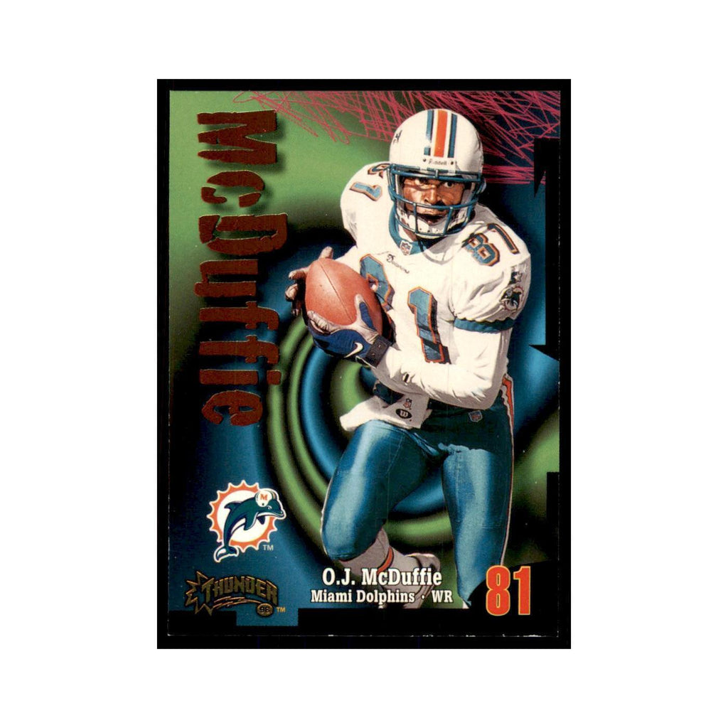O.J. McDuffie 1998 SkyBox Thunder #4 Football Cards Football Card NM