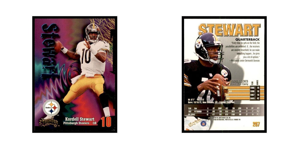 Kordell Stewart 1998 SkyBox Thunder #207 Football Cards Football Card NM