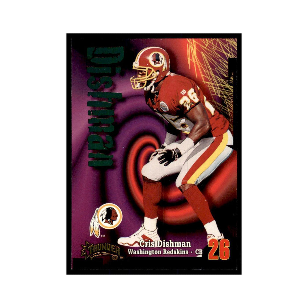 Cris Dishman 1998 SkyBox Thunder #13 Football Cards Football Card NM