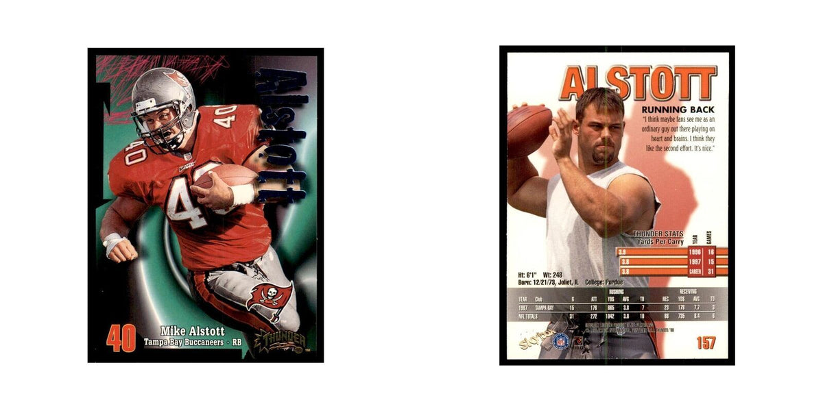 Mike Alstott 1998 SkyBox Thunder #157 Football Cards Football Card NM