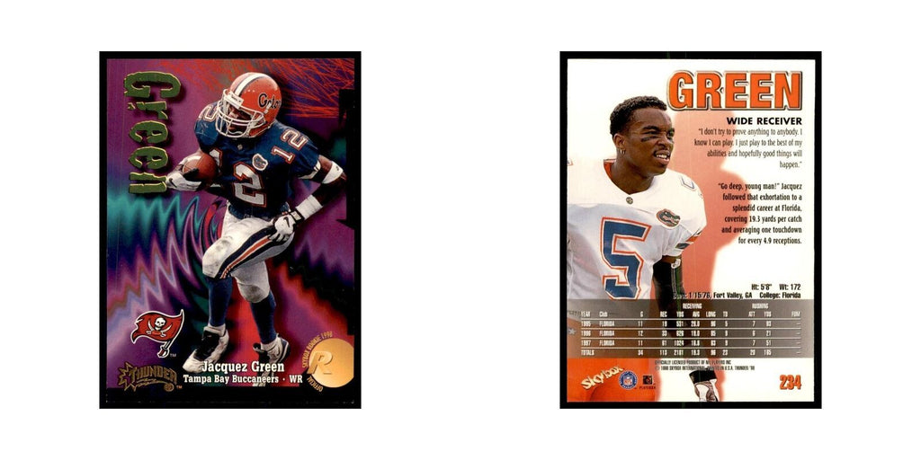 Jacquez Green 1998 SkyBox Thunder #234 Football Cards Football Card NM