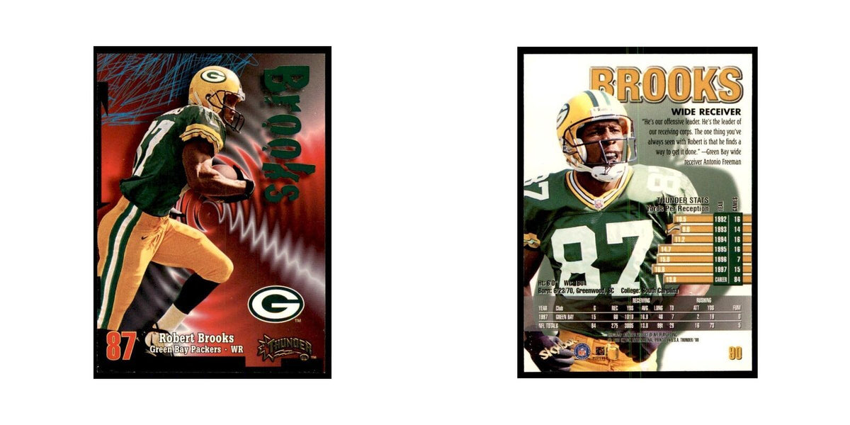 Robert Brooks 1998 SkyBox Thunder #90 Football Cards Football Card NM