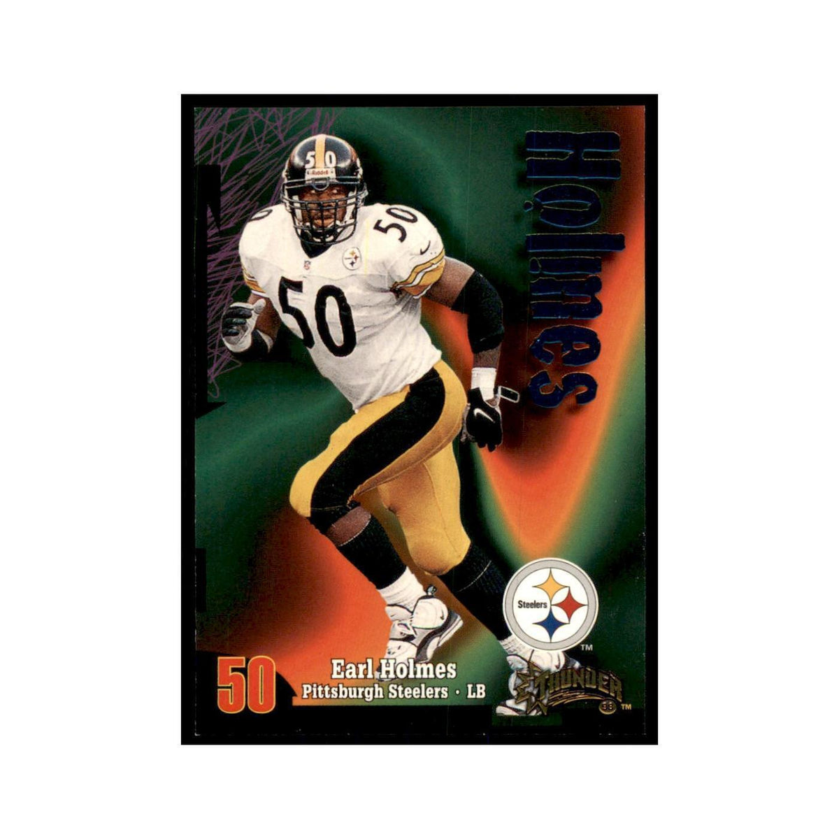Earl Holmes 1998 SkyBox Thunder #38 Football Cards Football Card NM