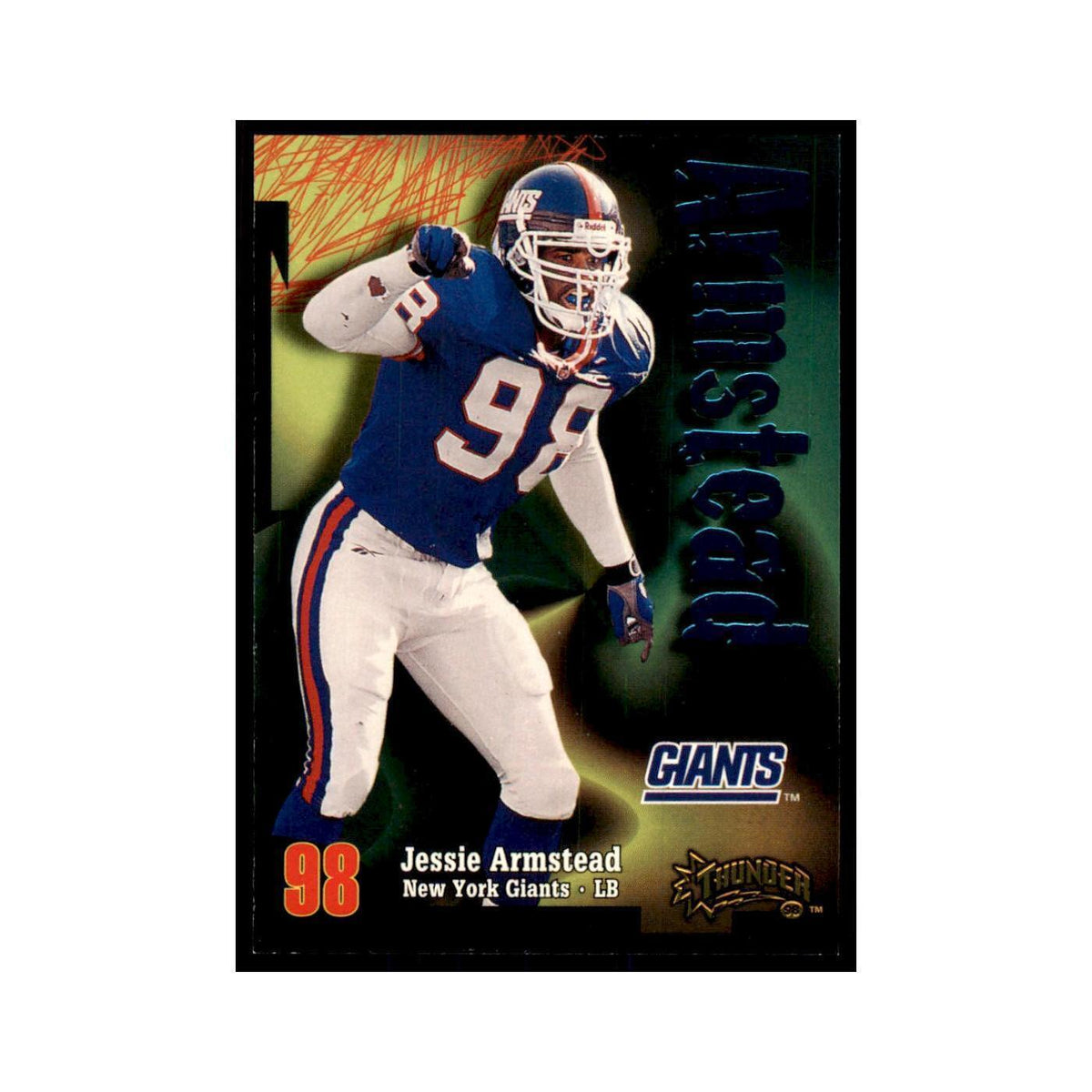 Jessie Armstead 1998 SkyBox Thunder #41 Football Cards Football Card NM