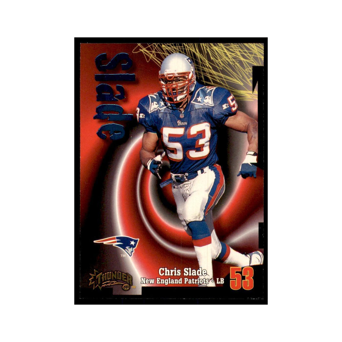 Chris Slade 1998 SkyBox Thunder #43 Football Cards Football Card NM