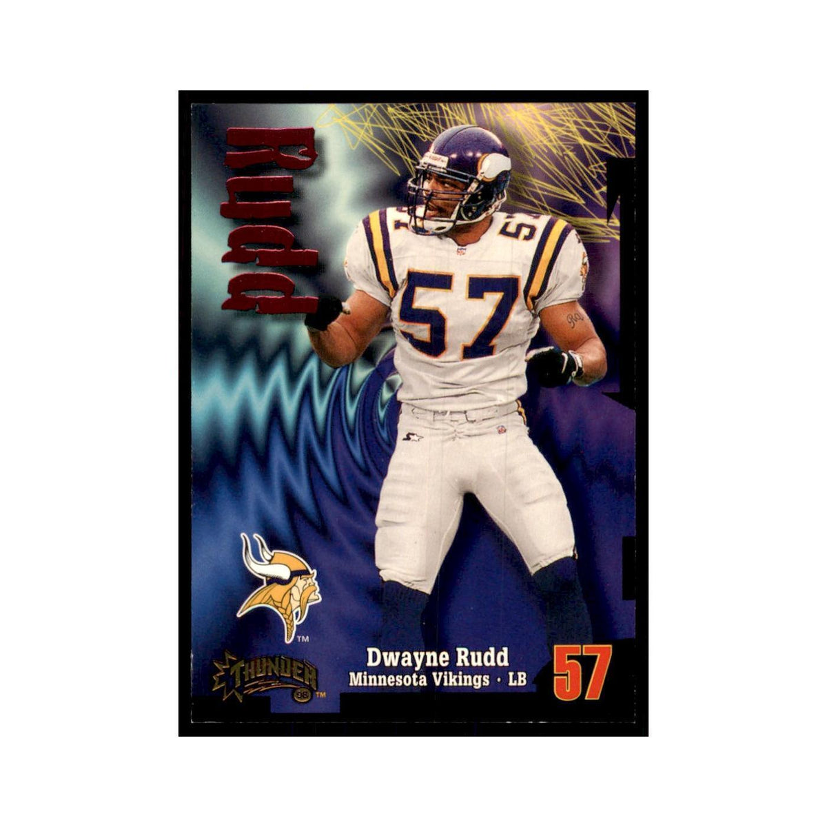 Dwayne Rudd 1998 SkyBox Thunder #78 Football Cards Football Card NM
