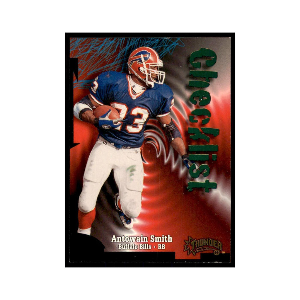 Antowain Smith 1998 SkyBox Thunder #69 Football Cards Football Card NM