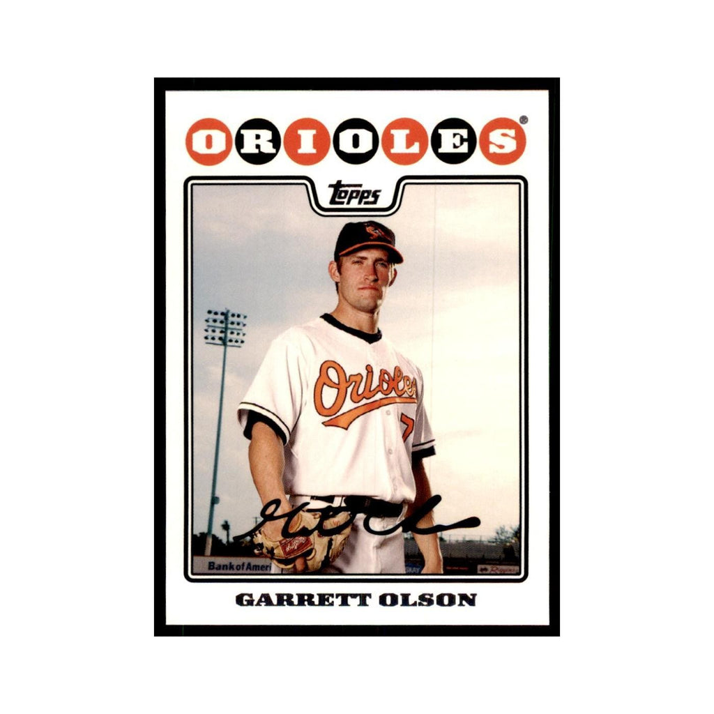 Garrett Olson 2008 Topps #548 Baseball Cards Baseball Card NM