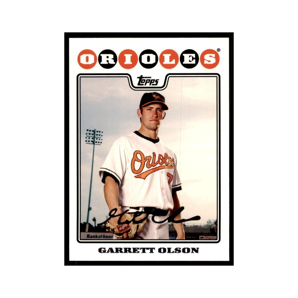 Garrett Olson 2008 Topps #548 Baseball Cards Baseball Card NM