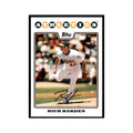 Rich Harden 2008 Topps #235 Baseball Cards Baseball Card NM