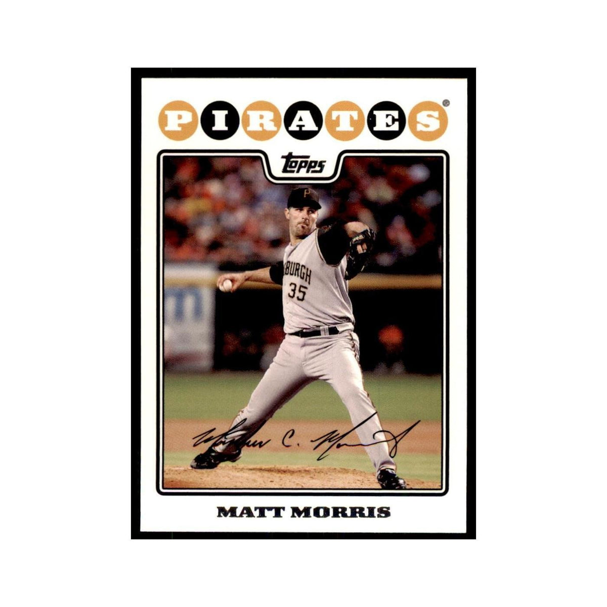 Matt Morris 2008 Topps #592 Baseball Cards Baseball Card NM