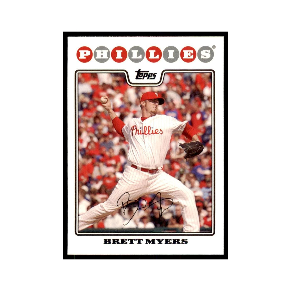 Brett Myers 2008 Topps #262 Baseball Cards Baseball Card NM