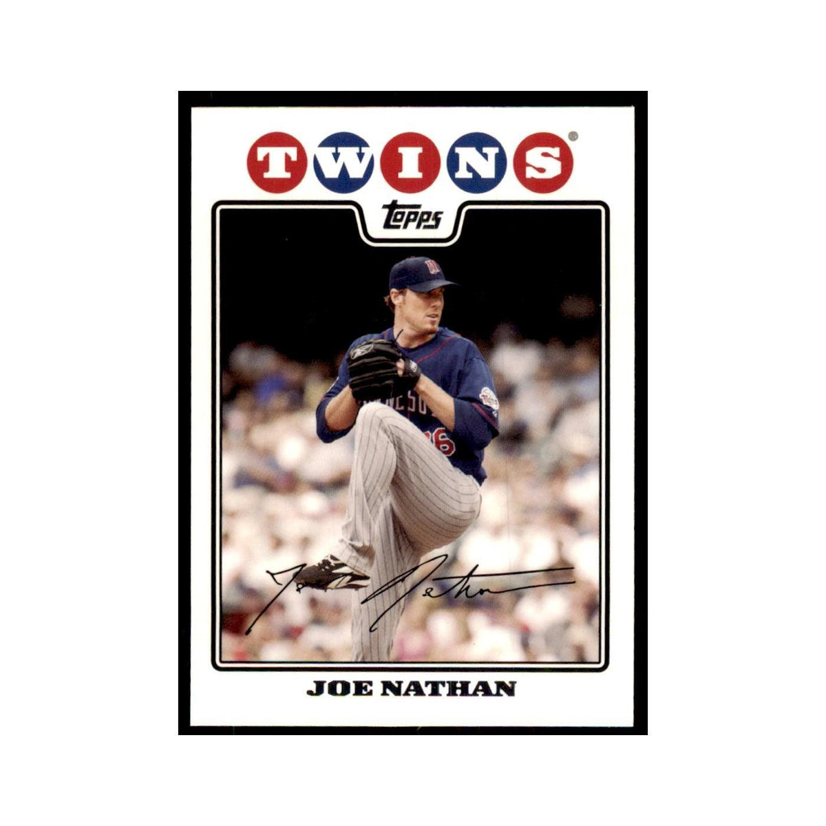 Joe Nathan 2008 Topps #109 Baseball Cards Baseball Card NM