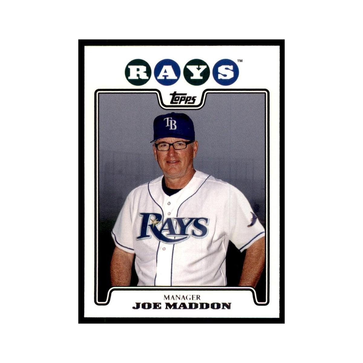 Joe Maddon 2008 Topps #473 Baseball Cards Baseball Card NM