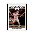 Rickie Weeks 2008 Topps #371 Baseball Cards Baseball Card NM