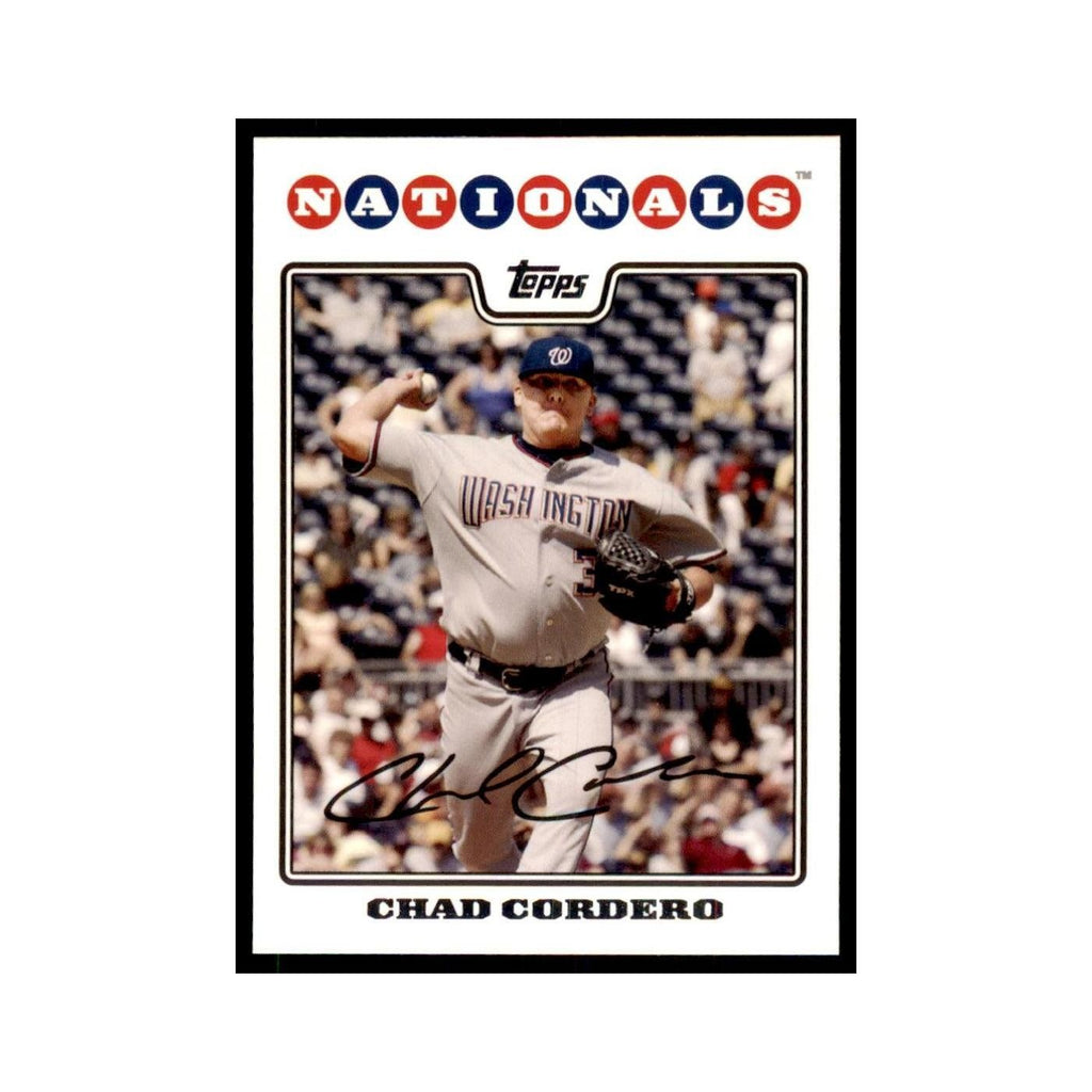 Chad Cordero 2008 Topps #260 Baseball Cards Baseball Card NM