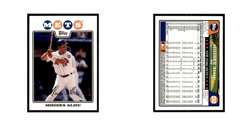 Moises Alou 2008 Topps #212 Baseball Cards Baseball Card NM