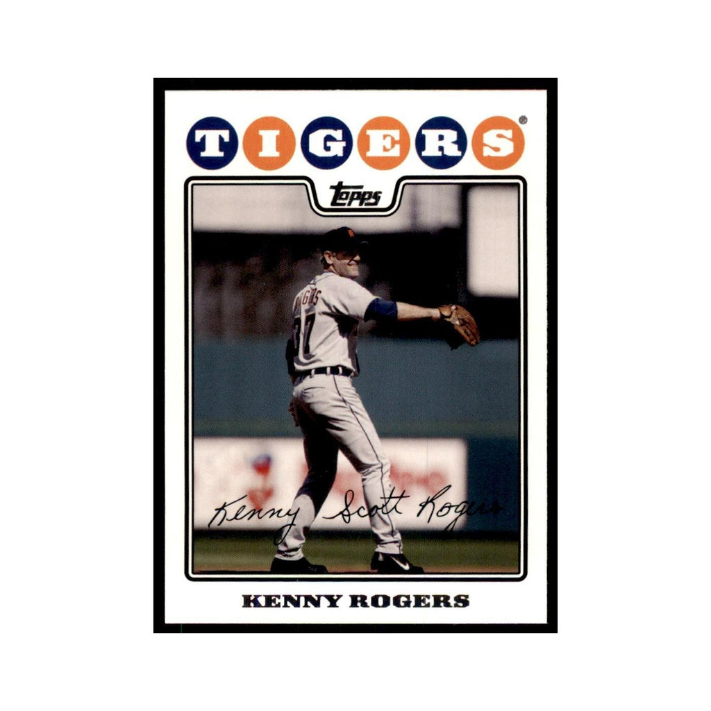Kenny Rogers 2008 Topps #634 Baseball Cards Baseball Card NM