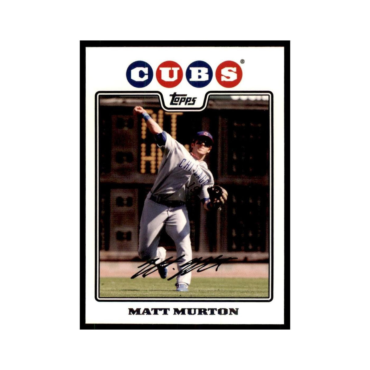 Matt Murton 2008 Topps #643 Baseball Cards Baseball Card NM