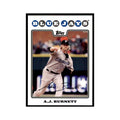 A.J. Burnett 2008 Topps #515 Baseball Cards Baseball Card NM