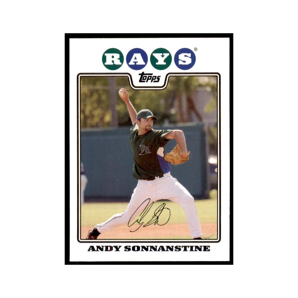 Andy Sonnanstine 2008 Topps #166 Baseball Cards Baseball Card NM
