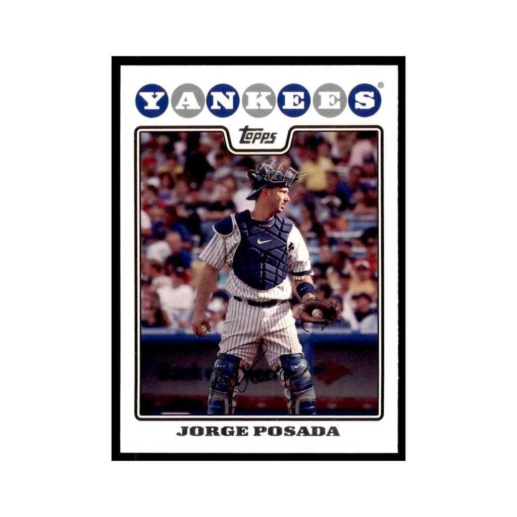 Jorge Posada 2008 Topps #297 Baseball Cards Baseball Card NM