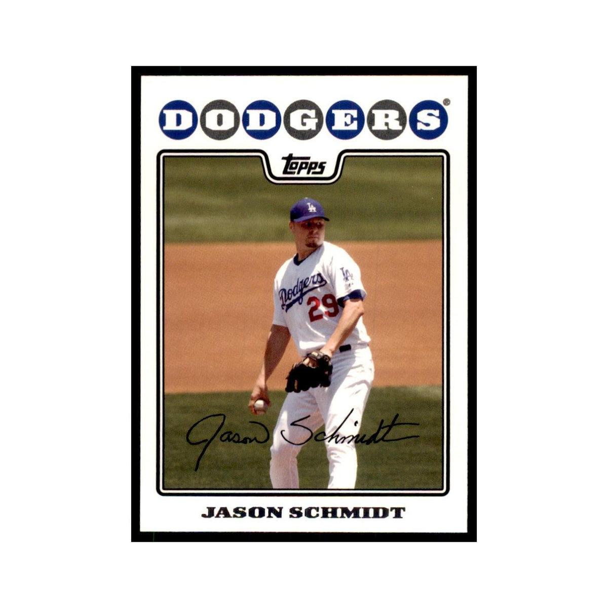 Jason Schmidt 2008 Topps #516 Baseball Cards Baseball Card NM
