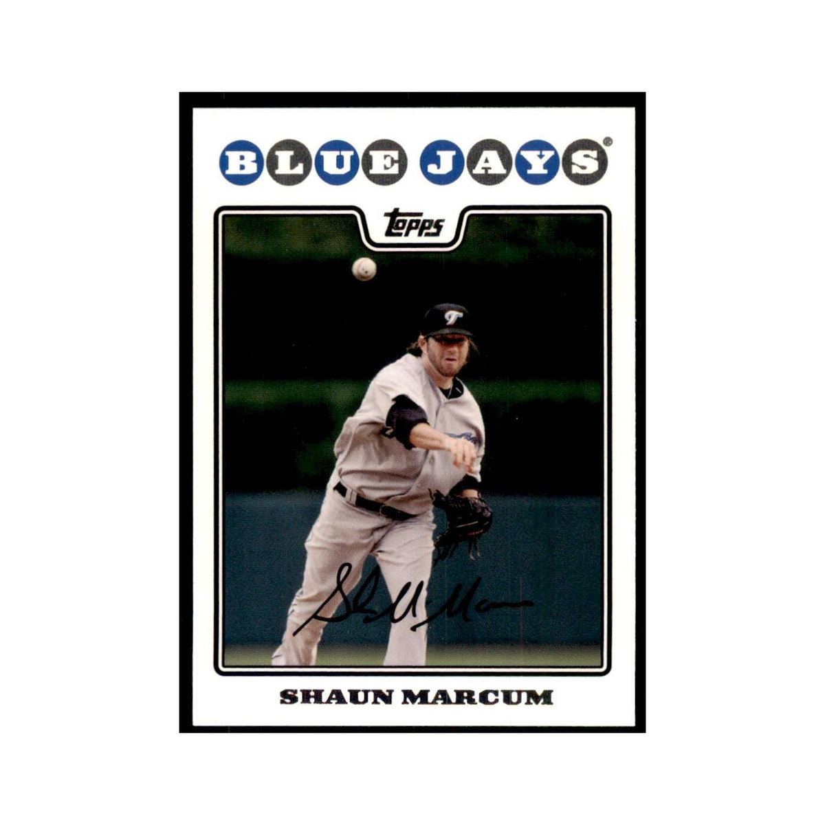 Shaun Marcum 2008 Topps #472 Baseball Cards Baseball Card NM