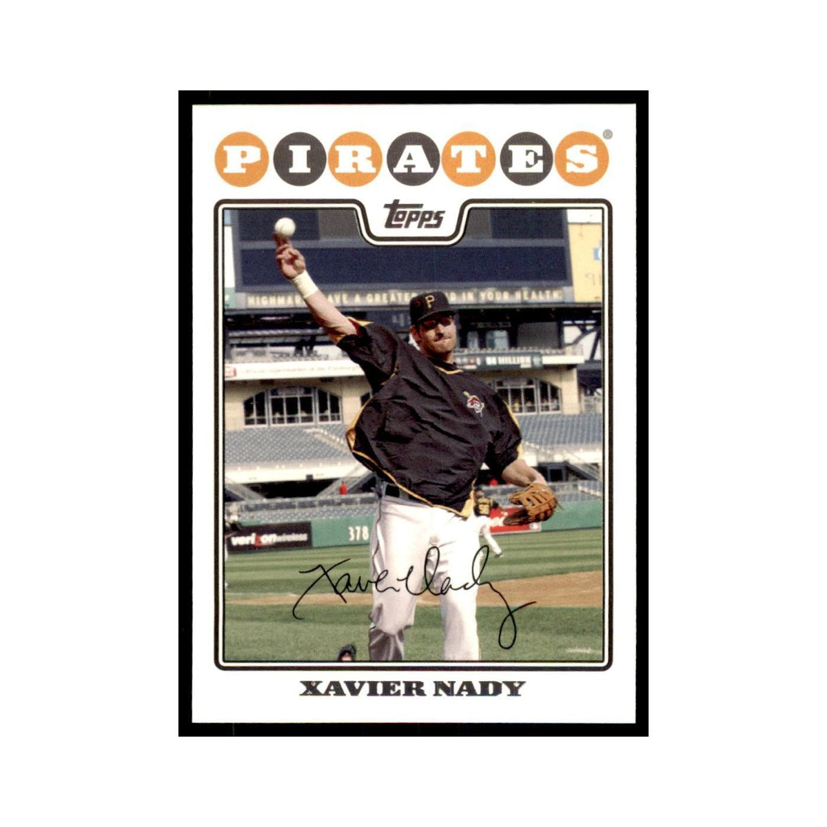 Xavier Nady 2008 Topps #278 Baseball Cards Baseball Card NM