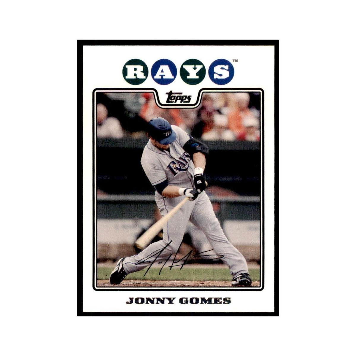 Jonny Gomes 2008 Topps #559 Baseball Cards Baseball Card NM