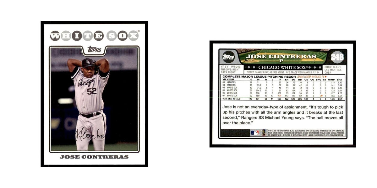 Jose Contreras 2008 Topps #248 Baseball Cards Baseball Card NM