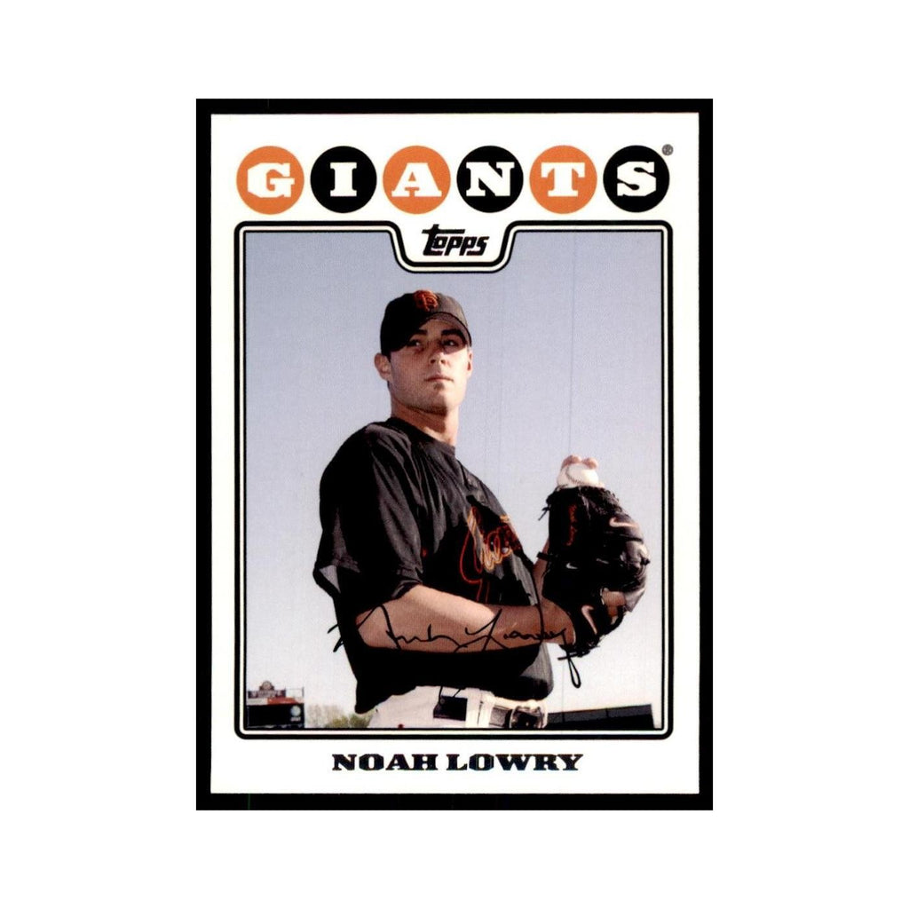 Noah Lowry 2008 Topps #523 Baseball Cards Baseball Card NM