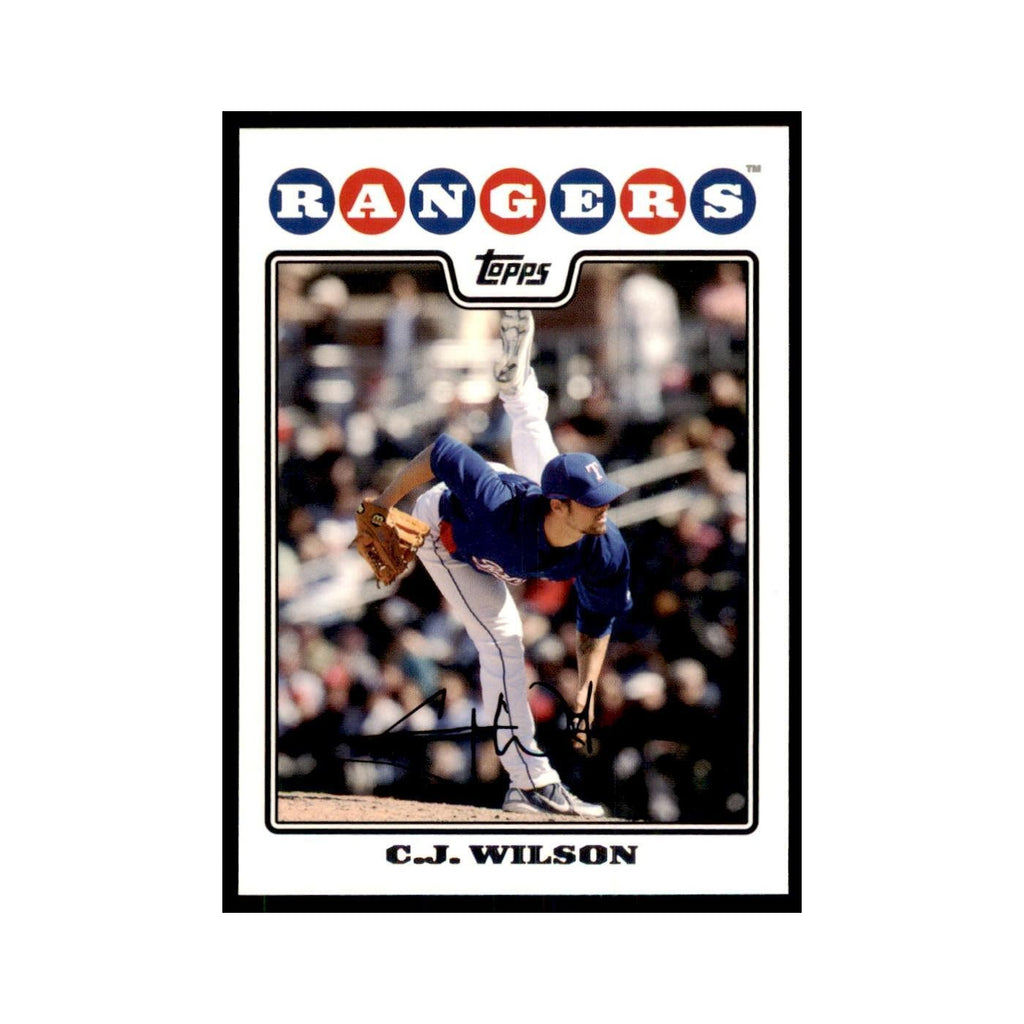 C.J. Wilson 2008 Topps #214 Baseball Cards Baseball Card NM