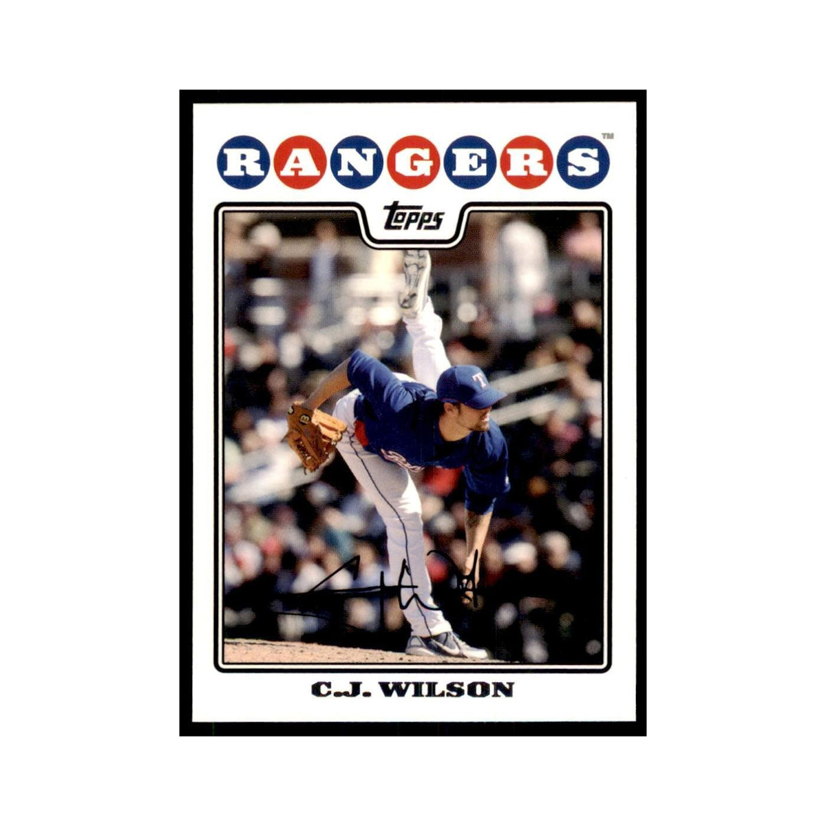 C.J. Wilson 2008 Topps #214 Baseball Cards Baseball Card NM