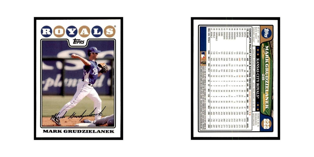 Mark Grudzielanek 2008 Topps #222 Baseball Cards Baseball Card NM