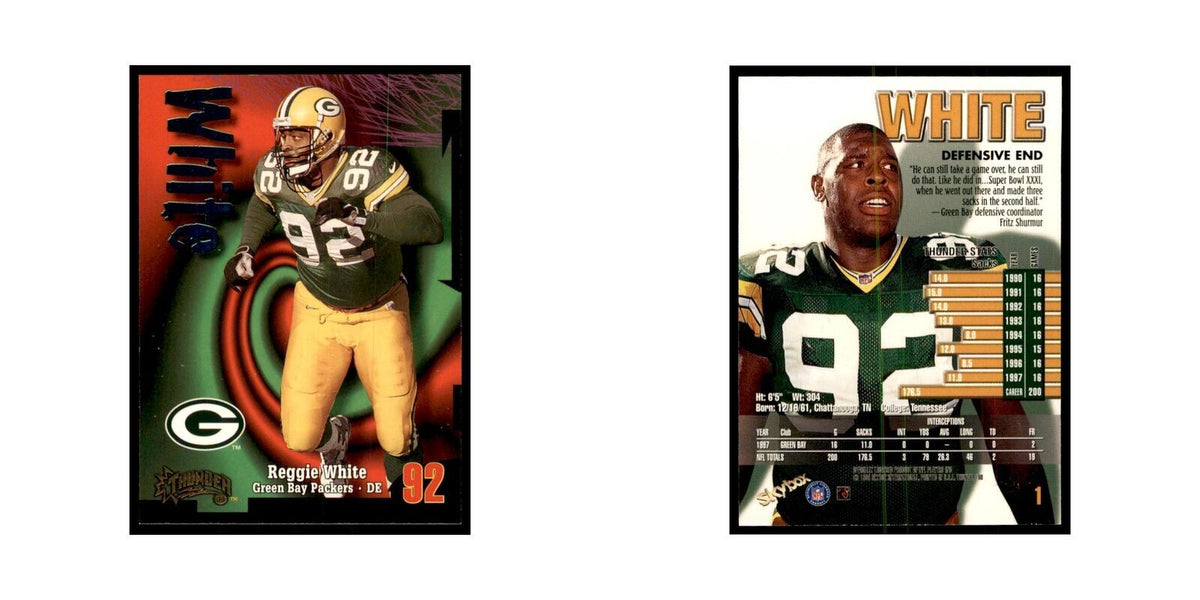 Reggie White 1998 SkyBox Thunder #1 Football Cards Football Card NM