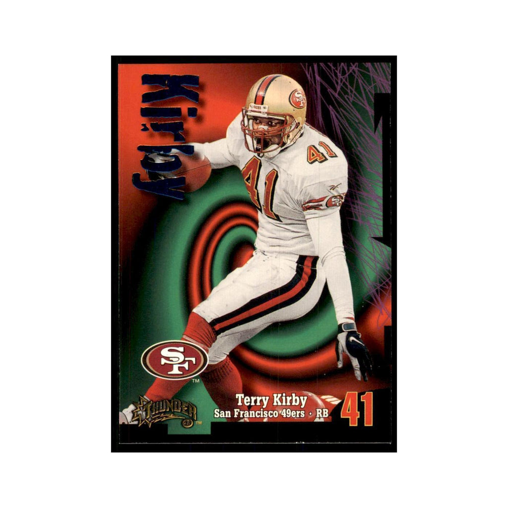 Terry Kirby 1998 SkyBox Thunder #46 Football Cards Football Card NM