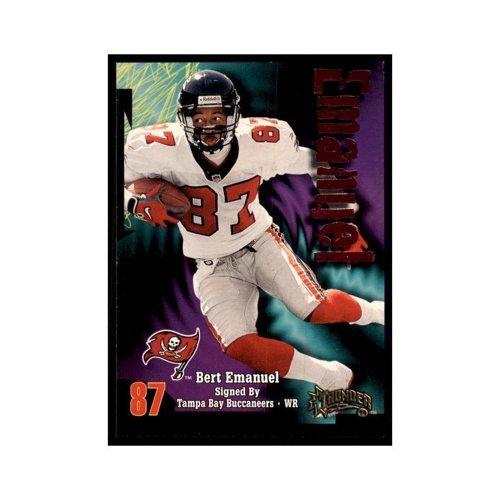 Bert Emanuel 1998 SkyBox Thunder #189 Football Cards Football Card NM