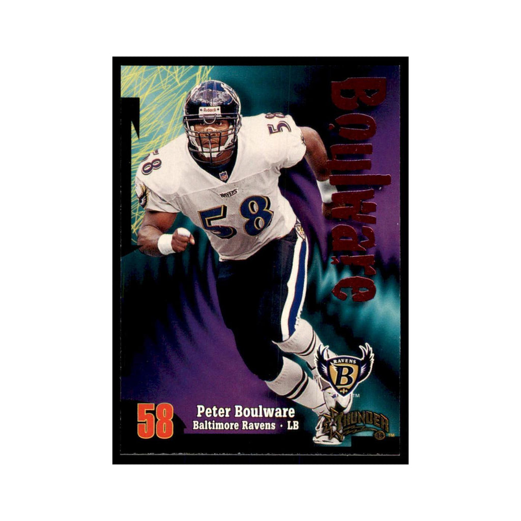 Peter Boulware 1998 SkyBox Thunder #9 Football Cards Football Card NM