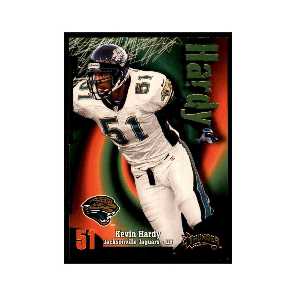Kevin Hardy 1998 SkyBox Thunder #172 Football Cards Football Card NM