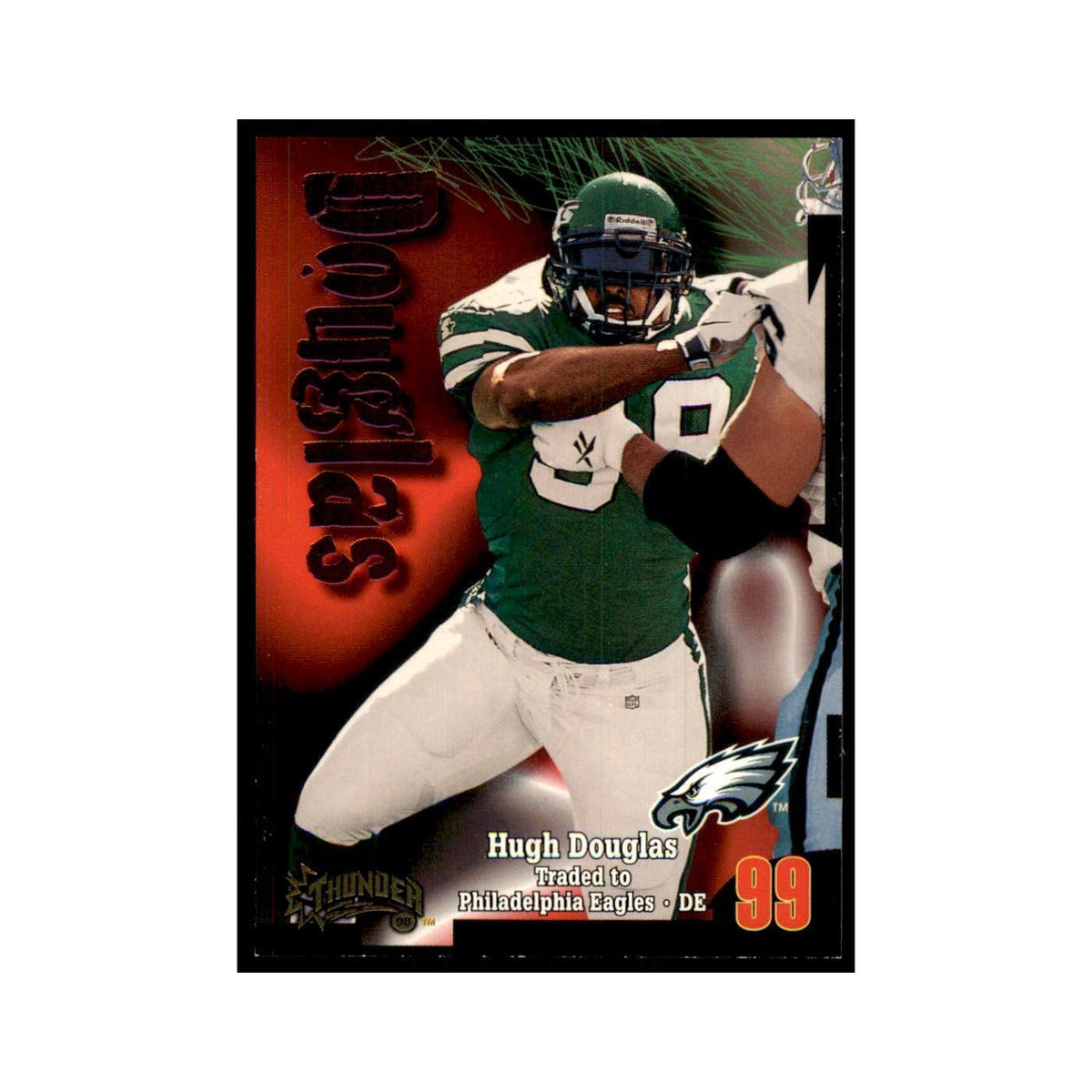 Hugh Douglas 1998 SkyBox Thunder #179 Football Cards Football Card NM