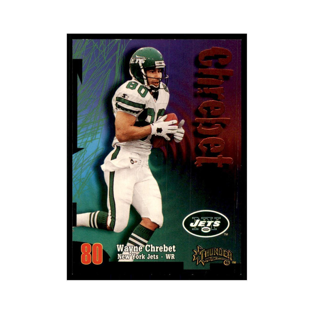 Wayne Chrebet 1998 SkyBox Thunder #126 Football Cards Football Card NM