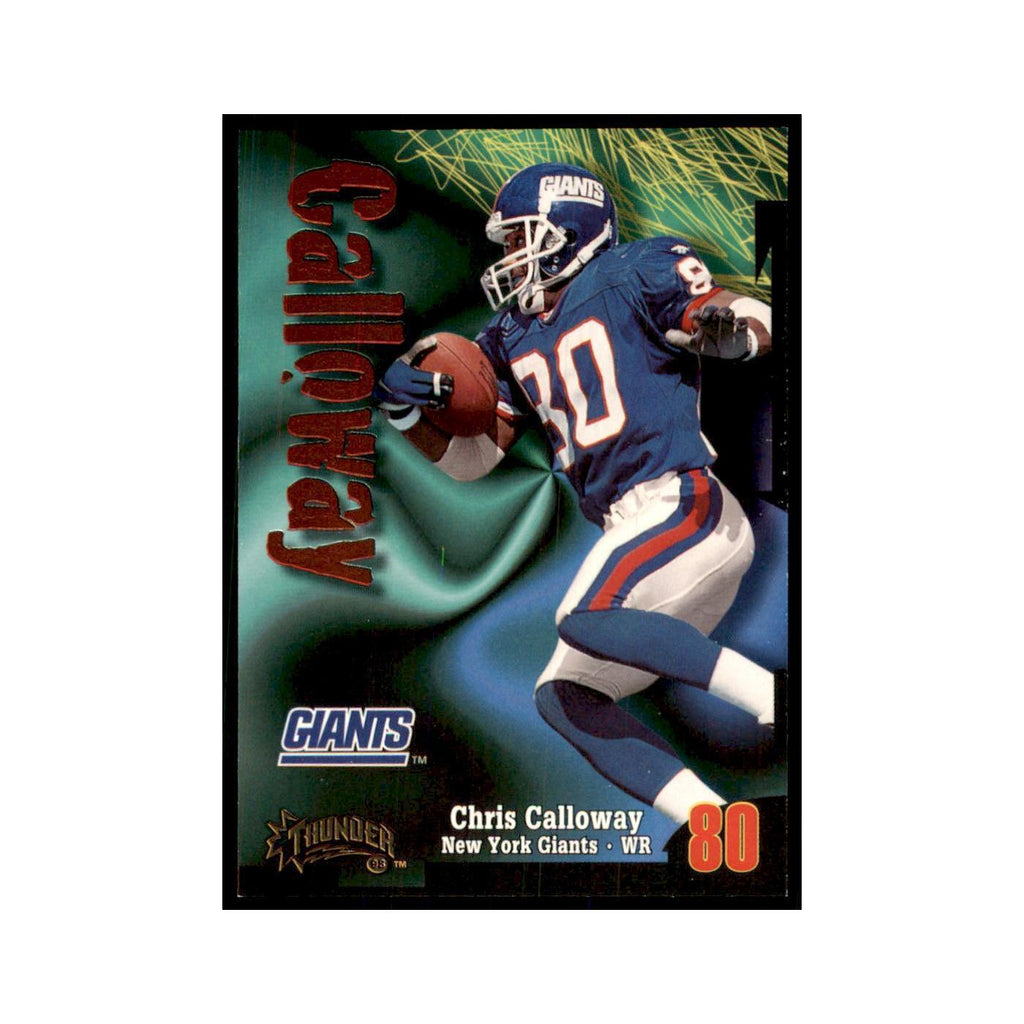 Chris Calloway 1998 SkyBox Thunder #62 Football Cards Football Card NM