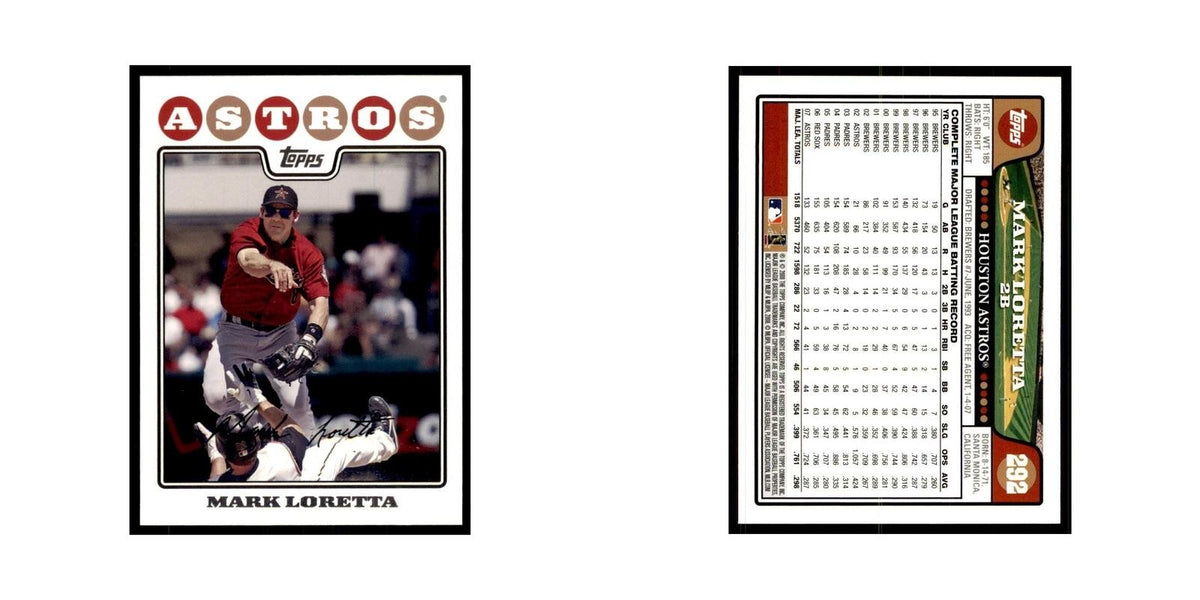 Mark Loretta 2008 Topps #292 Baseball Cards Baseball Card NM