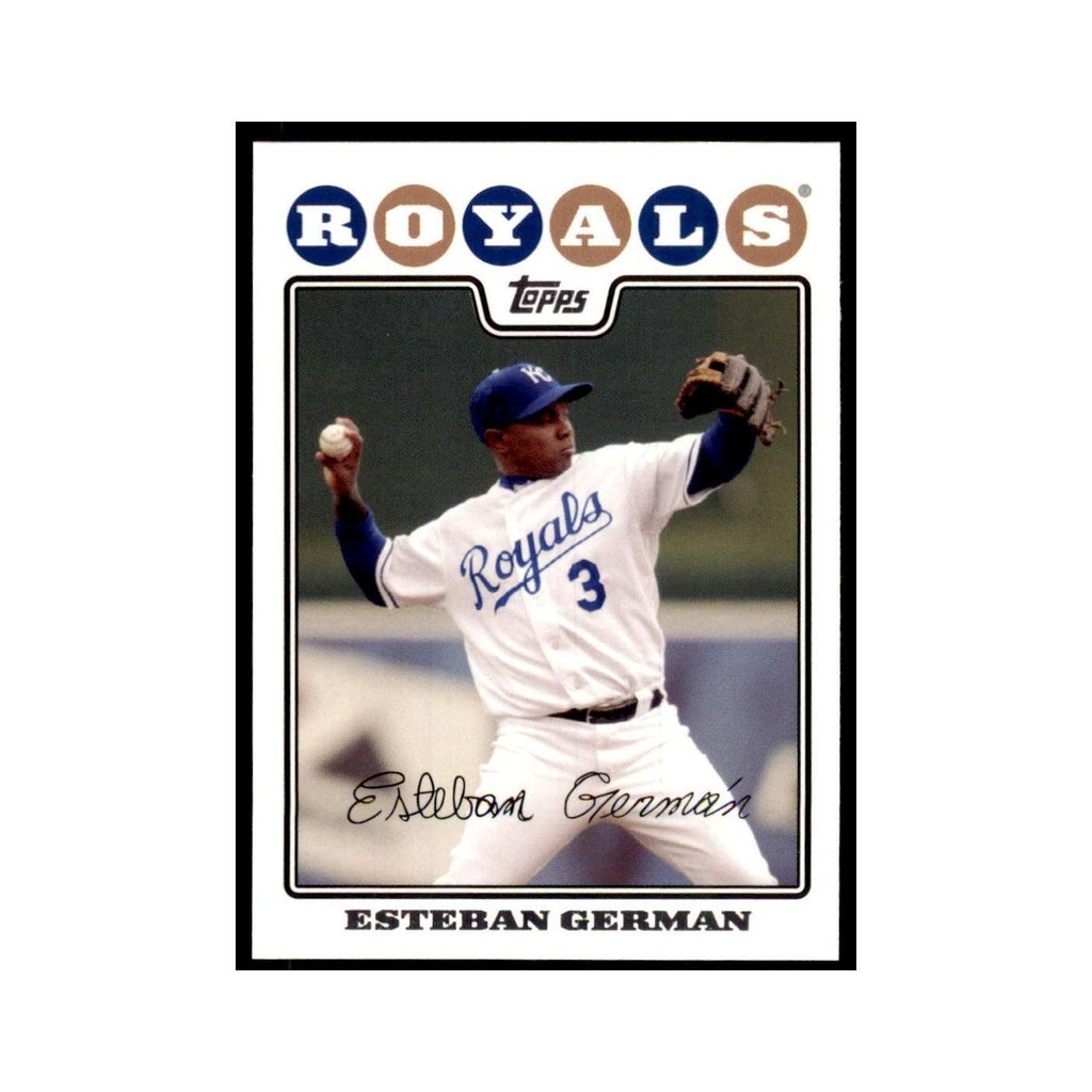 Esteban German 2008 Topps #189 Baseball Cards Baseball Card NM
