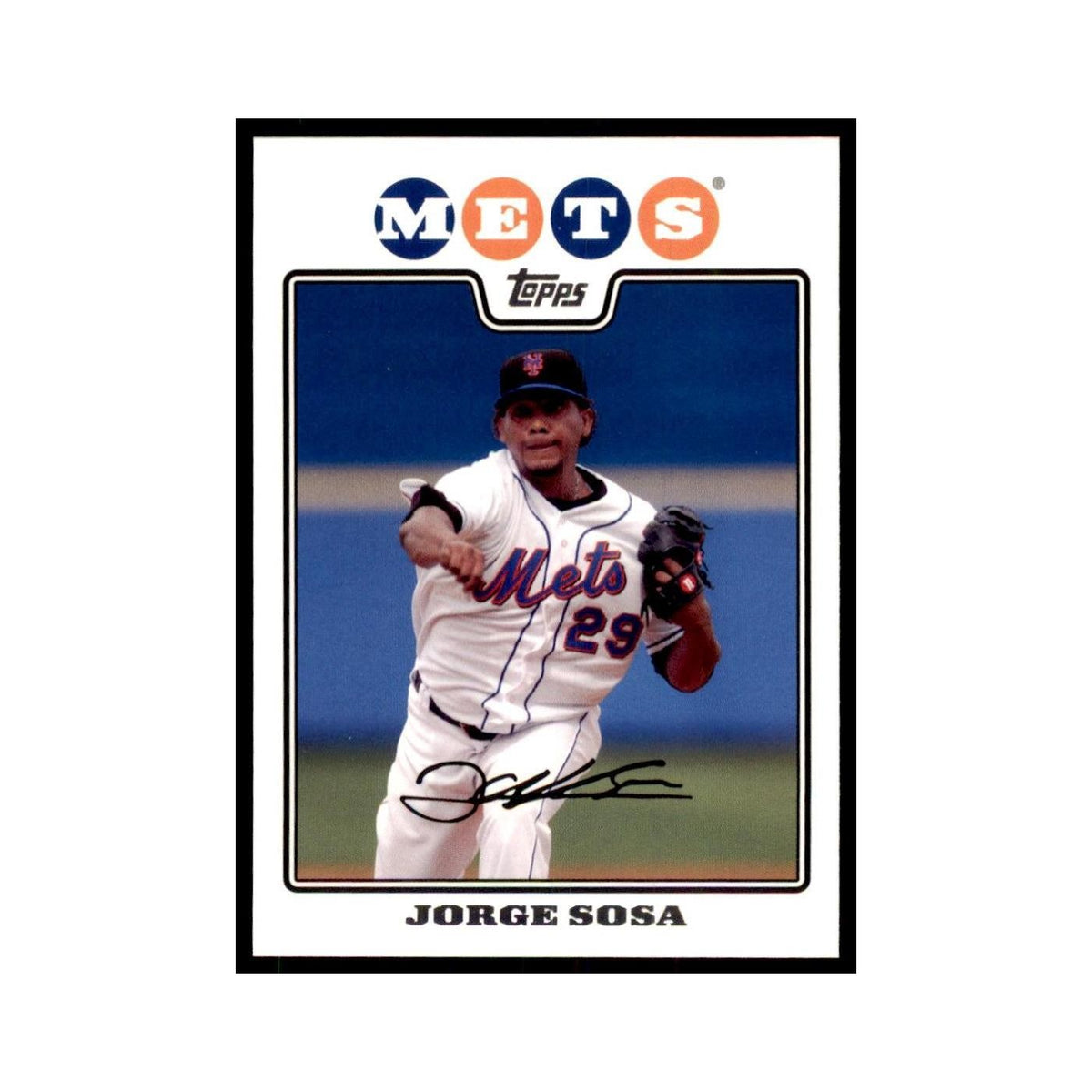 Jorge Sosa 2008 Topps #283 Baseball Cards Baseball Card NM