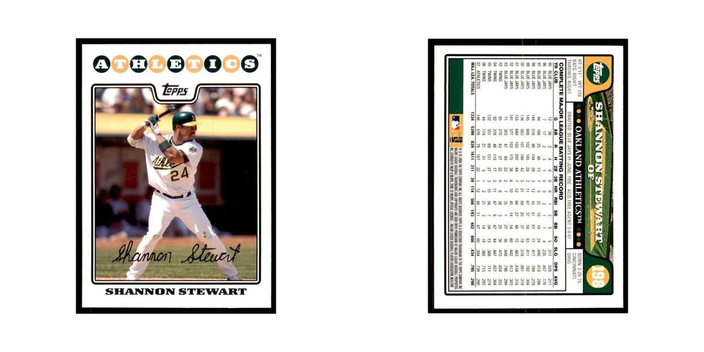 Shannon Stewart 2008 Topps #198 Baseball Cards Baseball Card NM