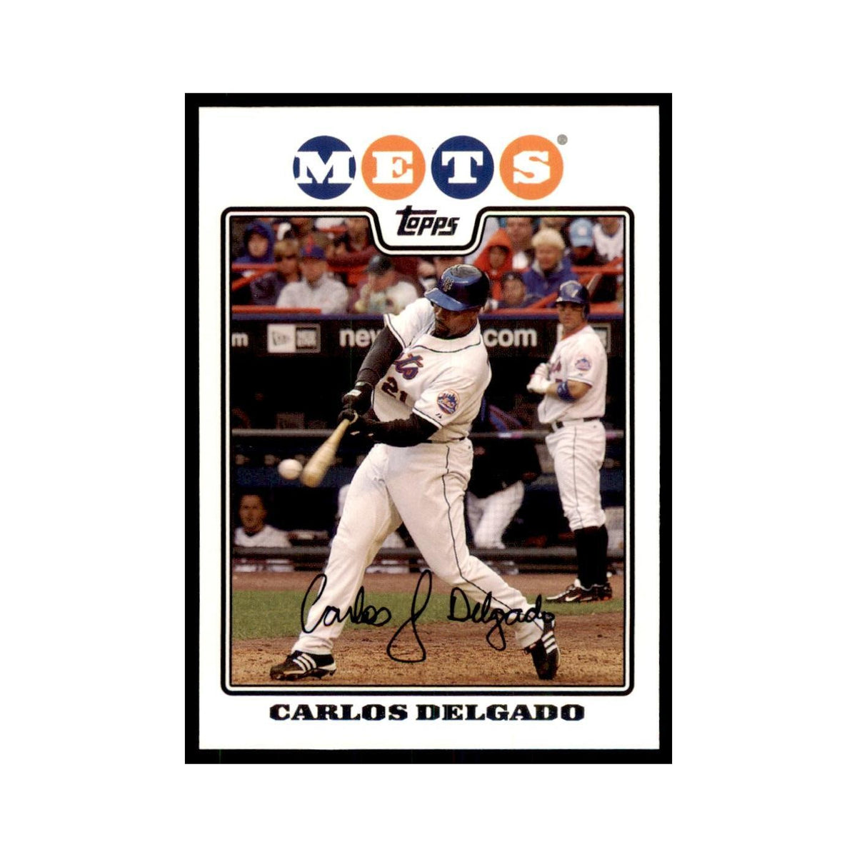 Carlos Delgado 2008 Topps #305 Baseball Cards Baseball Card NM